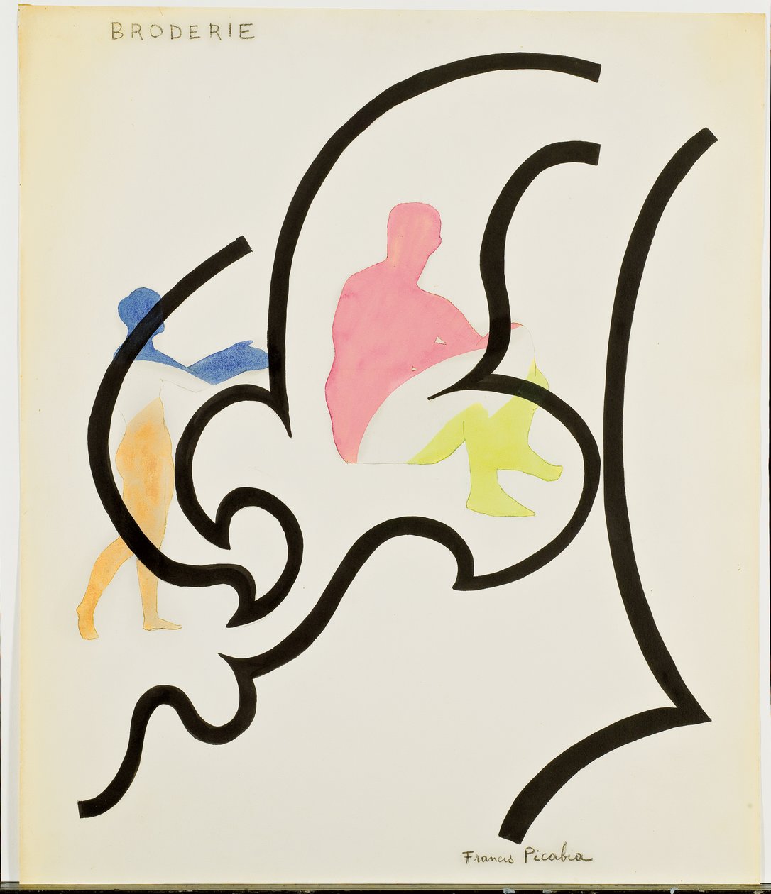 Haft; Broderie autorstwa Francis Picabia