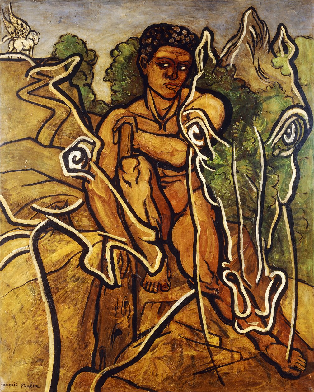 Herkules i jego konie; Hercule et ses Coursiers autorstwa Francis Picabia