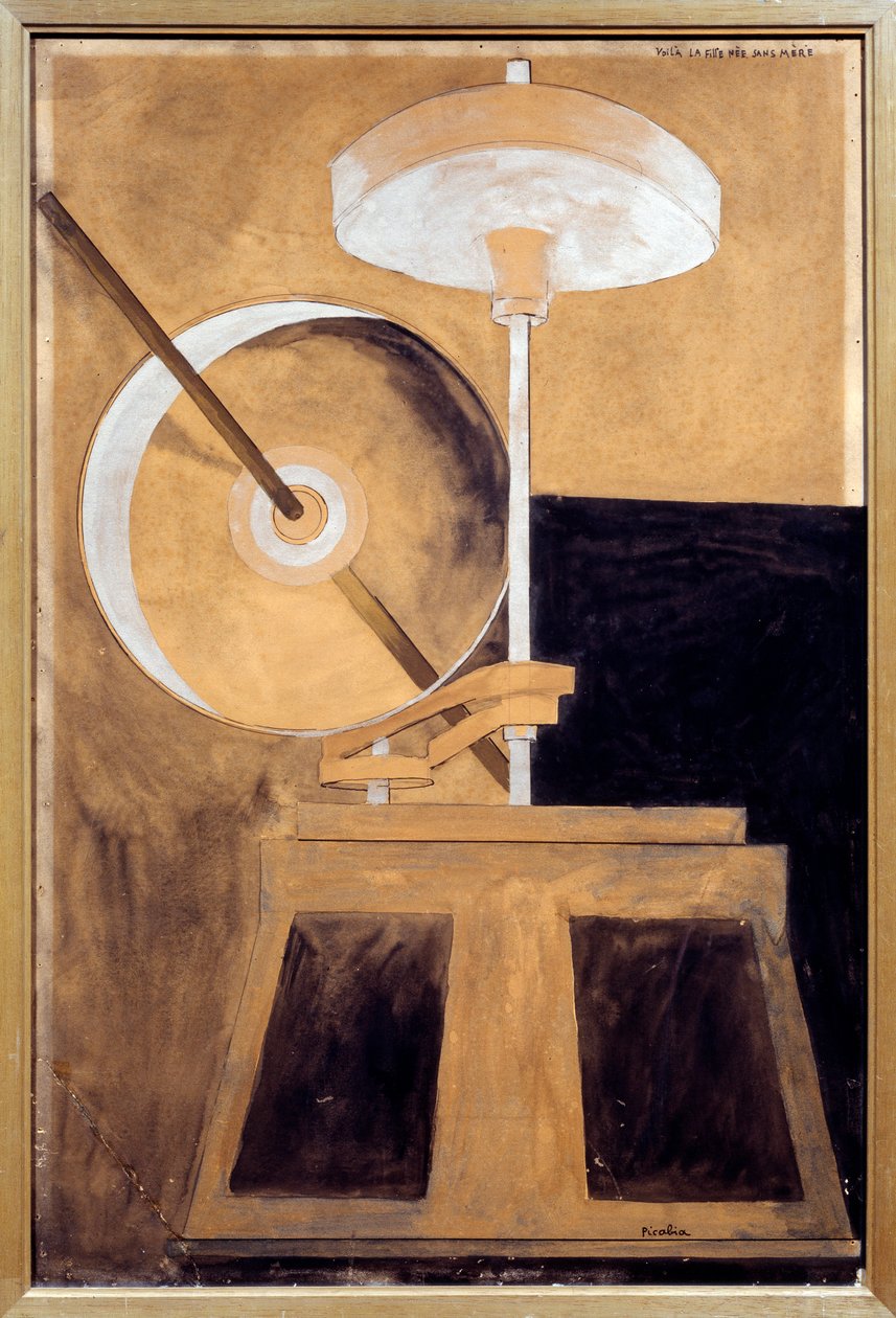 Oto urodzona córka bez matki autorstwa Francis Picabia