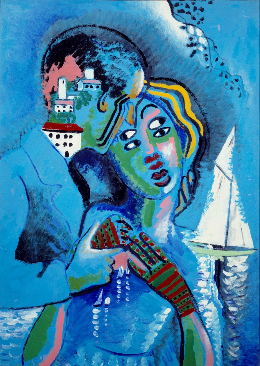 Idylla Zakochane miasto i morze autorstwa Francis Picabia