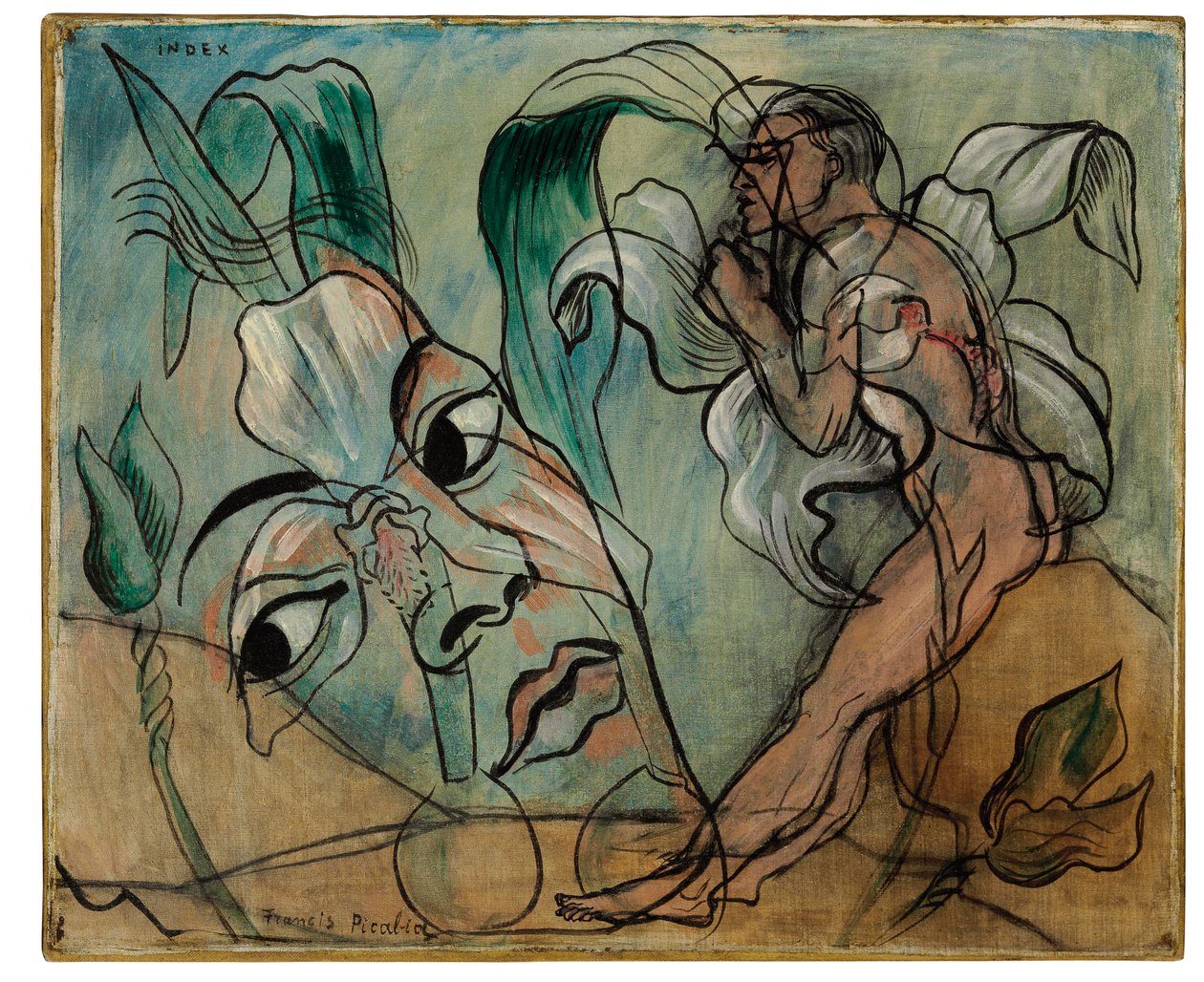 Indeks, ok. 1935 (olej na płótnie) autorstwa Francis Picabia