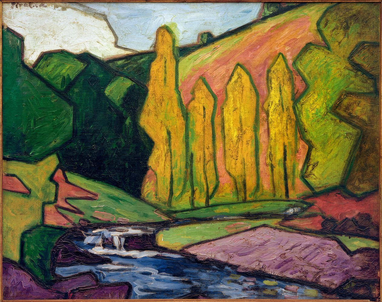 Brzegi rzeki Creuse autorstwa Francis Picabia