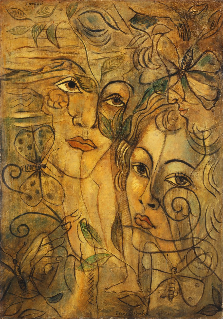 Lotrul-Visage de Olga autorstwa Francis Picabia