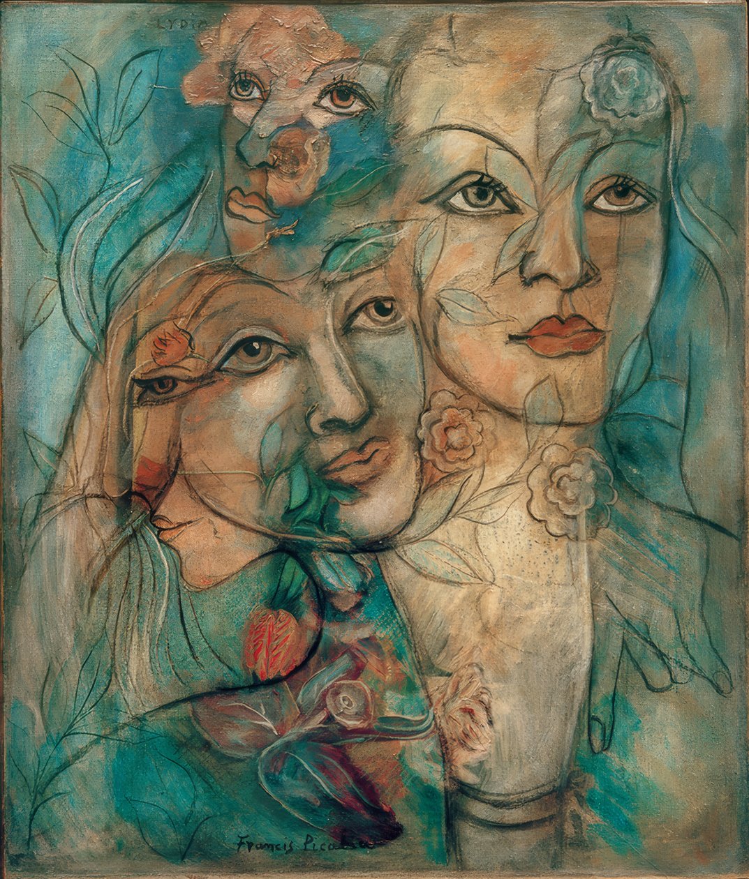 Lydia - Transparence autorstwa Francis Picabia
