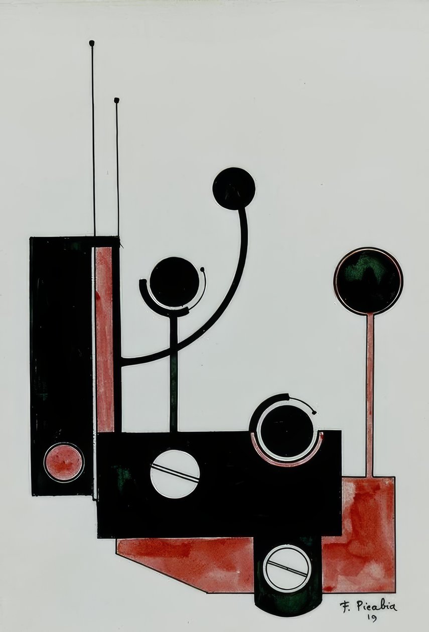 Kompozycja mechaniczna II autorstwa Francis Picabia