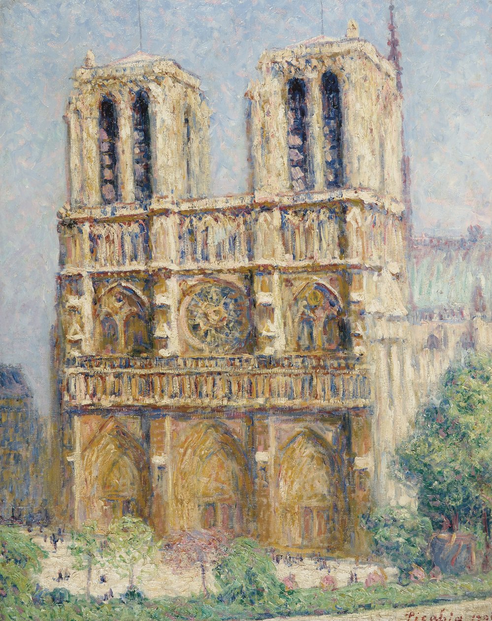 Notre Dame o poranku; Notre Dame, le Matin autorstwa Francis Picabia