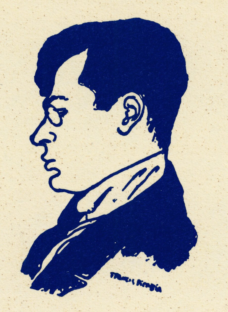 Portret Tristana Tzary (Samuel Rosenstock autorstwa Francis Picabia