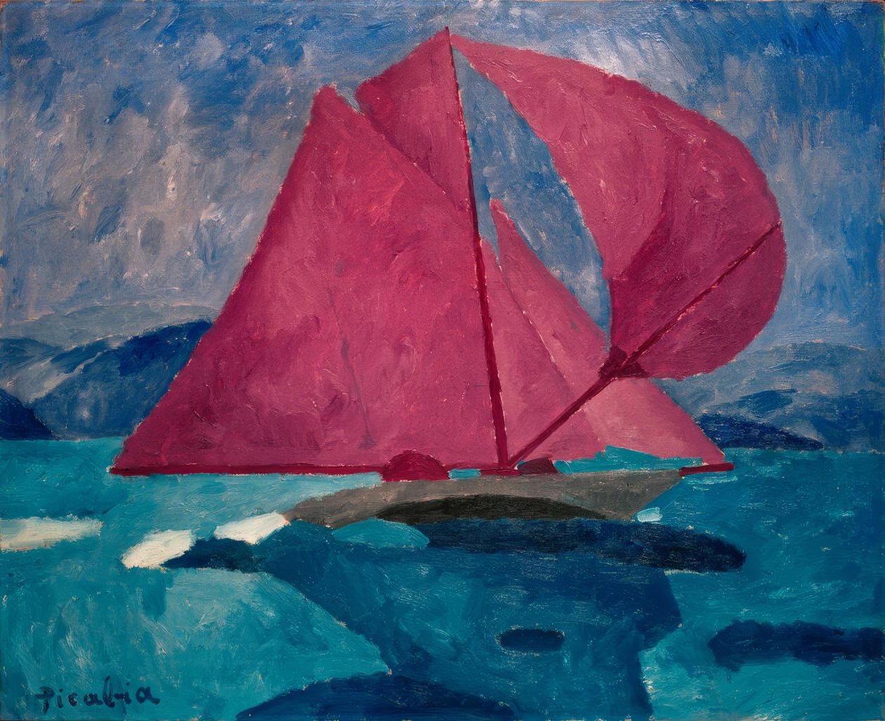 Żagle autorstwa Francis Picabia