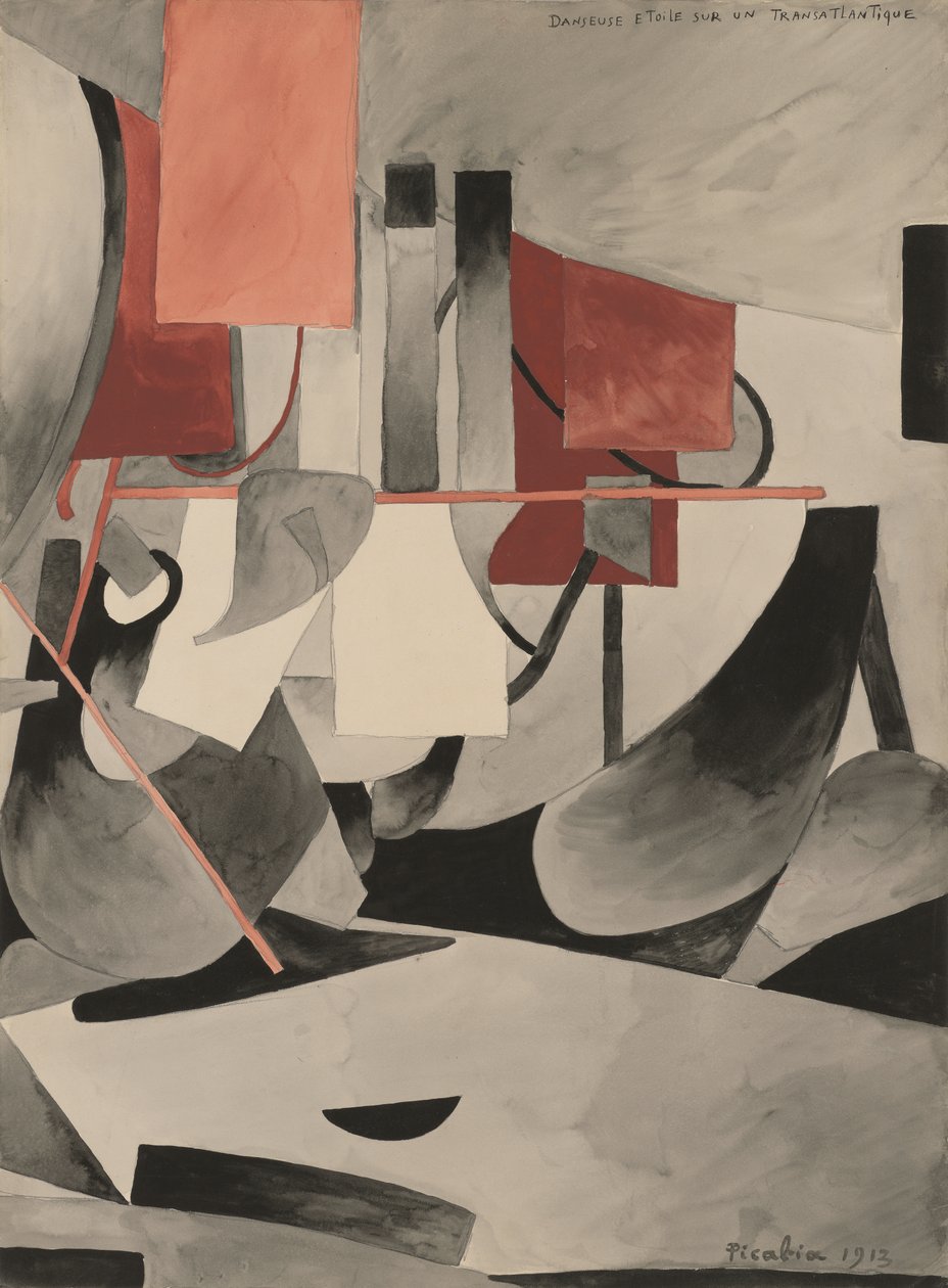 Star-Dancer na transatlantyckim liniowcu autorstwa Francis Picabia