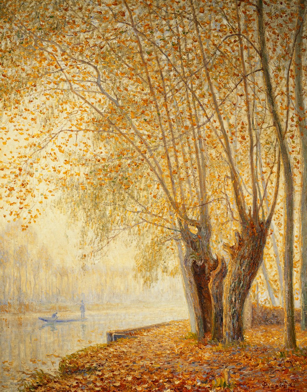 The Willow Trees: Efekt jesiennego słońca; Les Saules: Effect de Soleil d