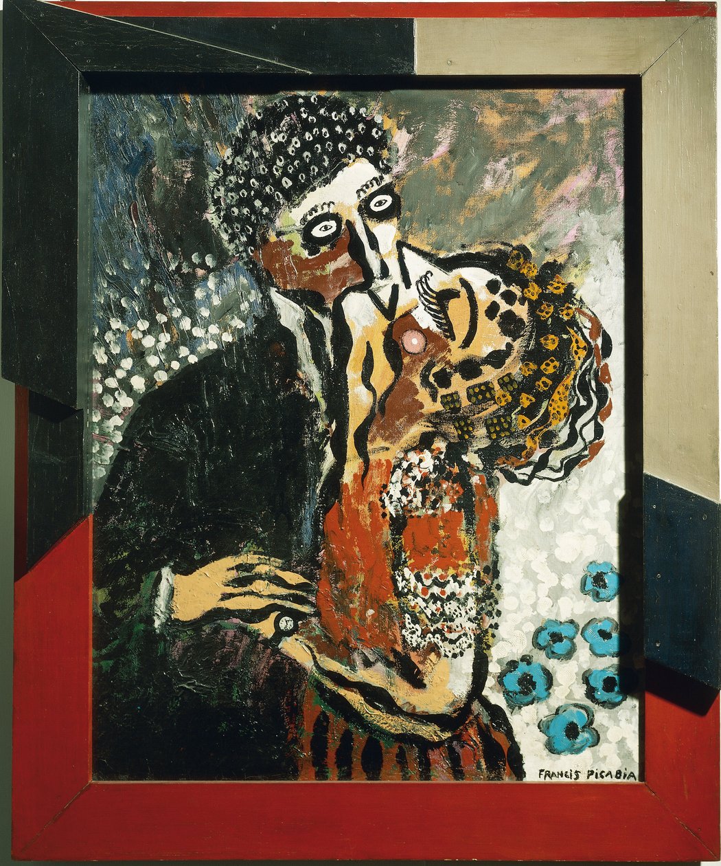 Pocałunek (The kiss) Obraz Francisa Picabii (1879-1953) 1924 Dim 92x73,8 cm Turyn Galleria Arte Moderna autorstwa Francis Picabia