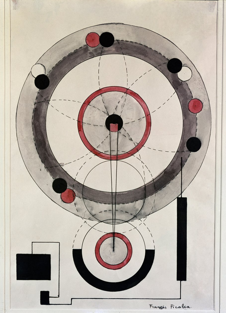 Bez tytułu (akwarela autorstwa Francis Picabia
