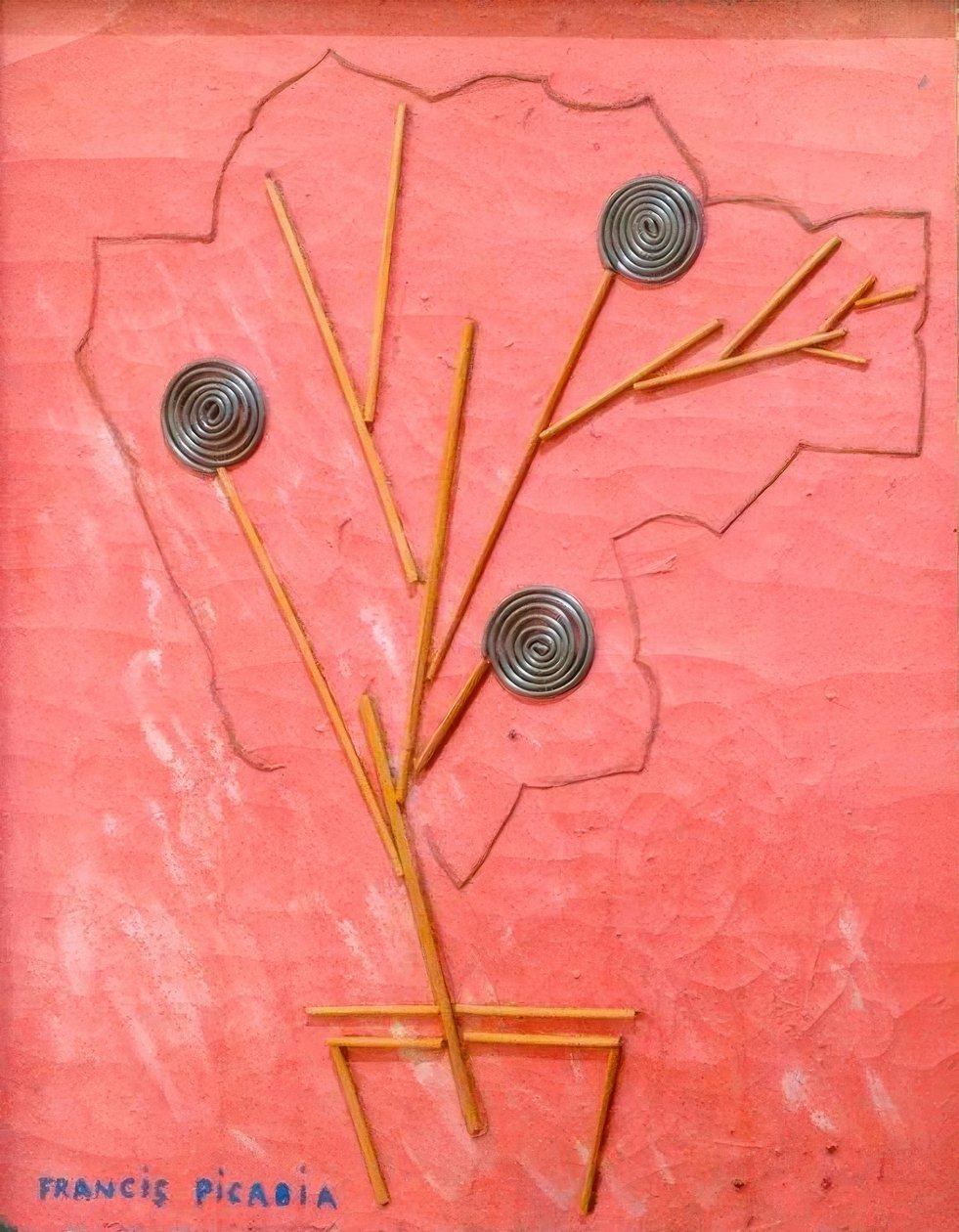 Wazon na kwiaty autorstwa Francis Picabia