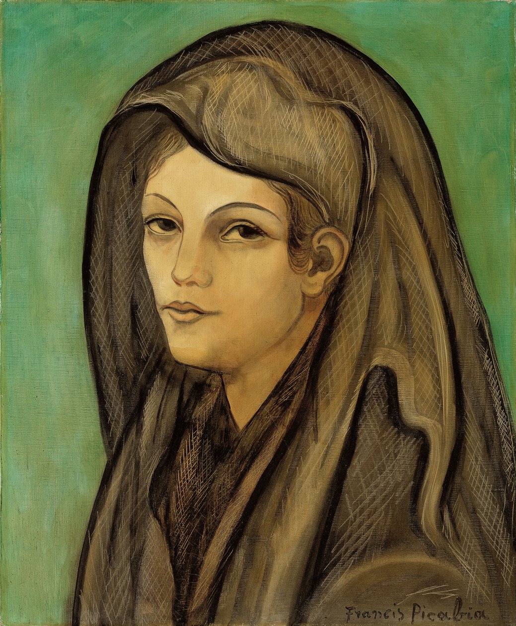 Kobieta w mantylce; Femme a la mantille autorstwa Francis Picabia