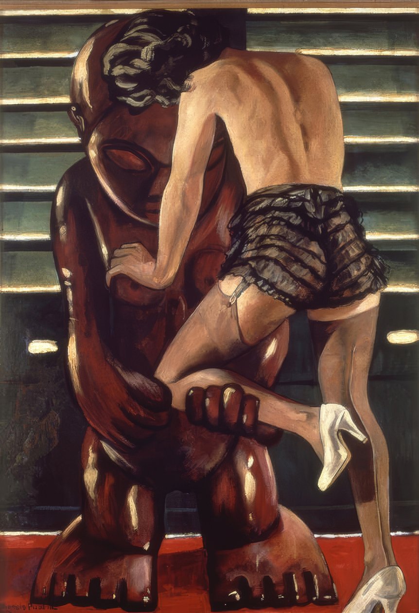 Kobieta z Idolem autorstwa Francis Picabia