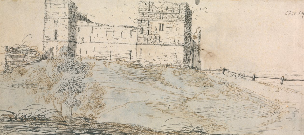 Lado leste do xerife Hutton Castlepolish autorstwa Francis Place