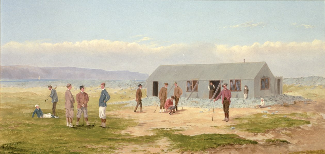 Gra w golfa w Westward Ho! autorstwa Francis Powell Hopkins