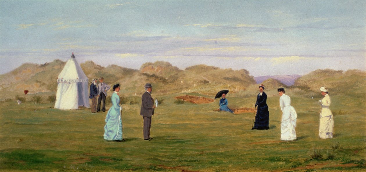 Ladies Match w Westward Ho! autorstwa Francis Powell Hopkins