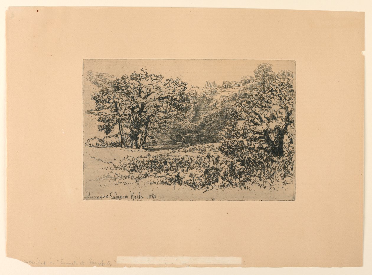 Devon nad rzeką autorstwa Francis Seymour Haden