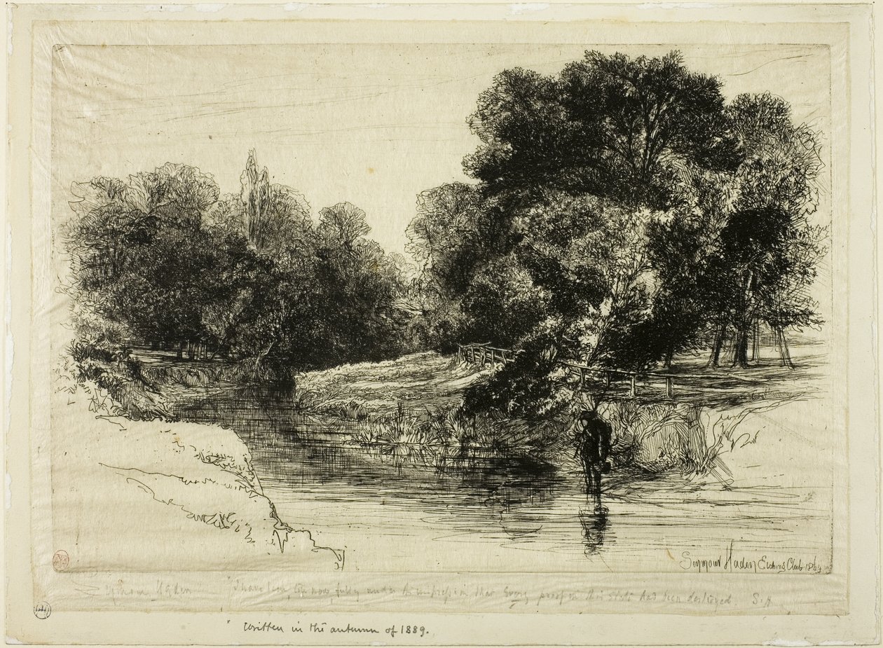 Rzeka w Irlandii autorstwa Francis Seymour Haden