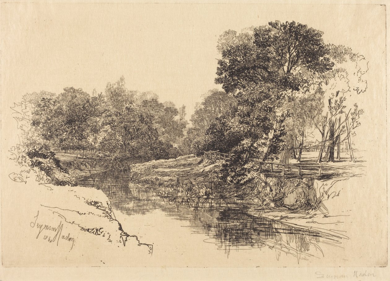 Rzeka w Irlandii autorstwa Francis Seymour Haden