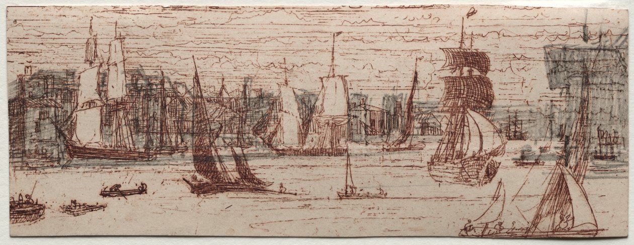Szkic z Greenwich autorstwa Francis Seymour Haden