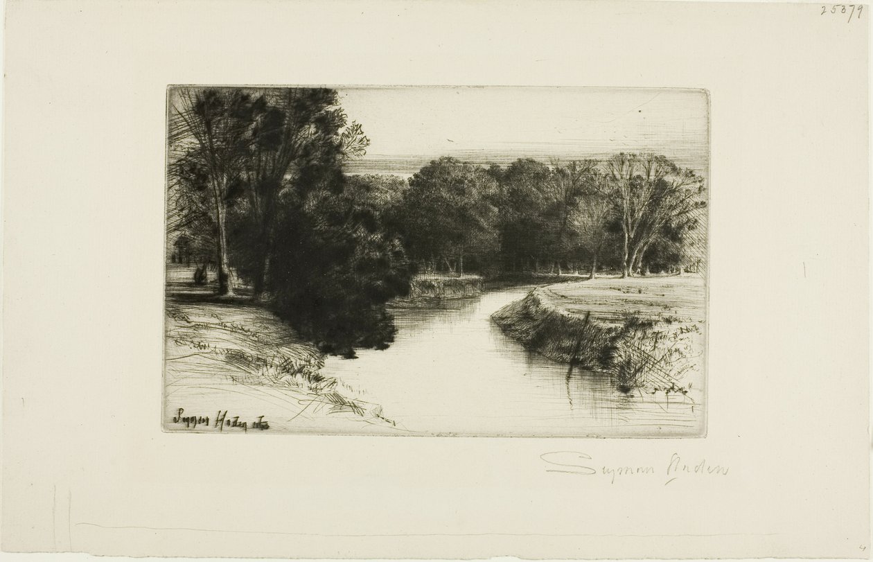 Zachód słońca w Irlandii autorstwa Francis Seymour Haden