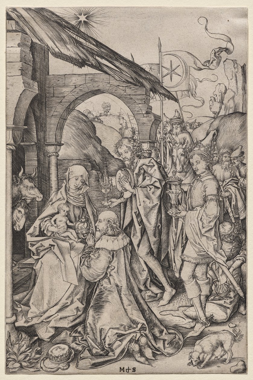 Adoracja Trzech Króli autorstwa Francis Seymour Haden
