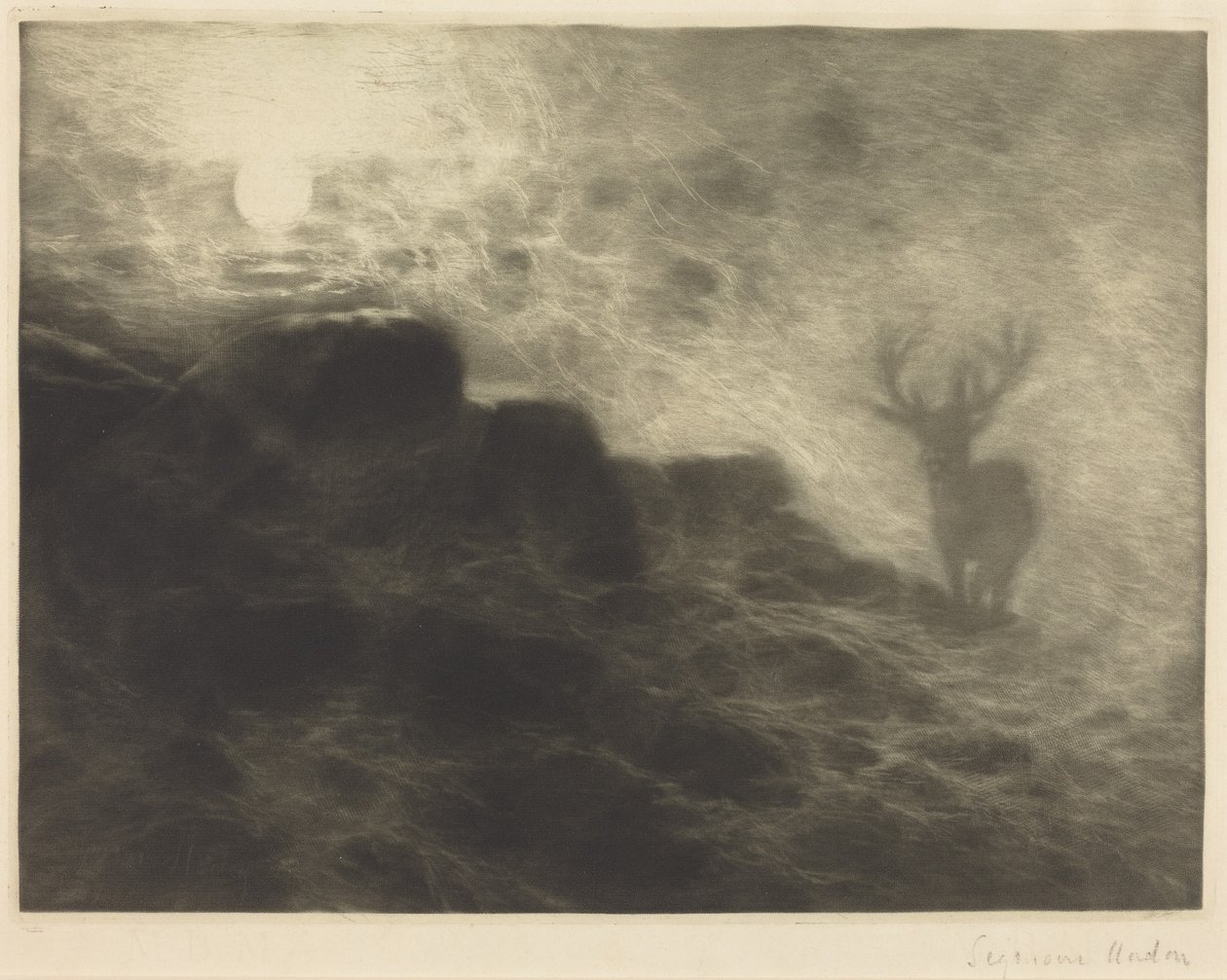 Ranny ptaszek autorstwa Francis Seymour Haden