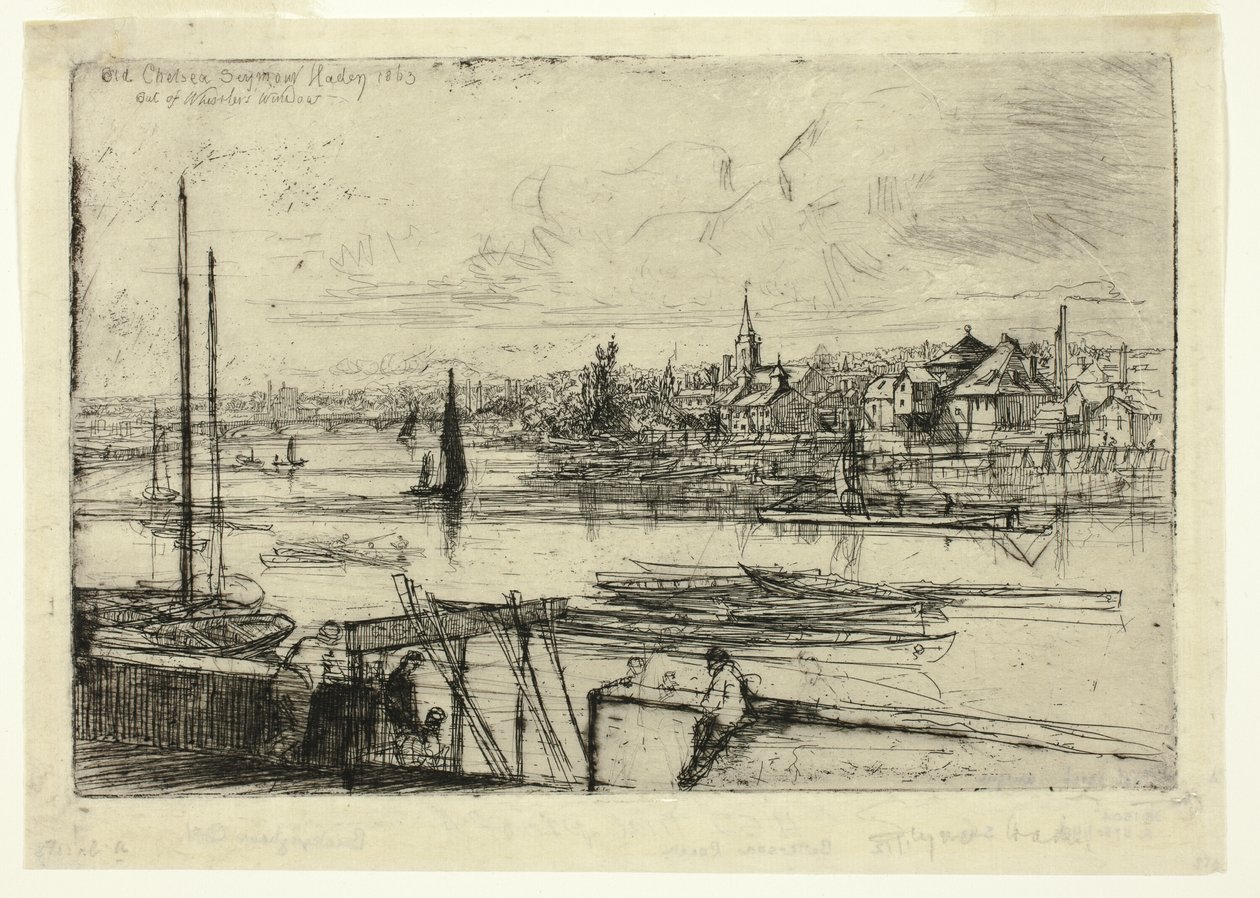 Zasięg Battersea autorstwa Francis Seymour Haden