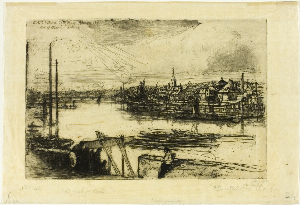 Zasięg Battersea autorstwa Francis Seymour Haden