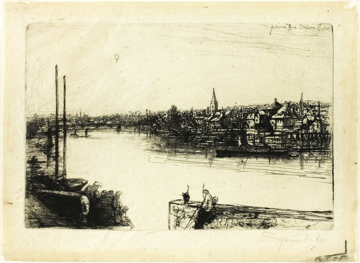 Zasięg Battersea autorstwa Francis Seymour Haden