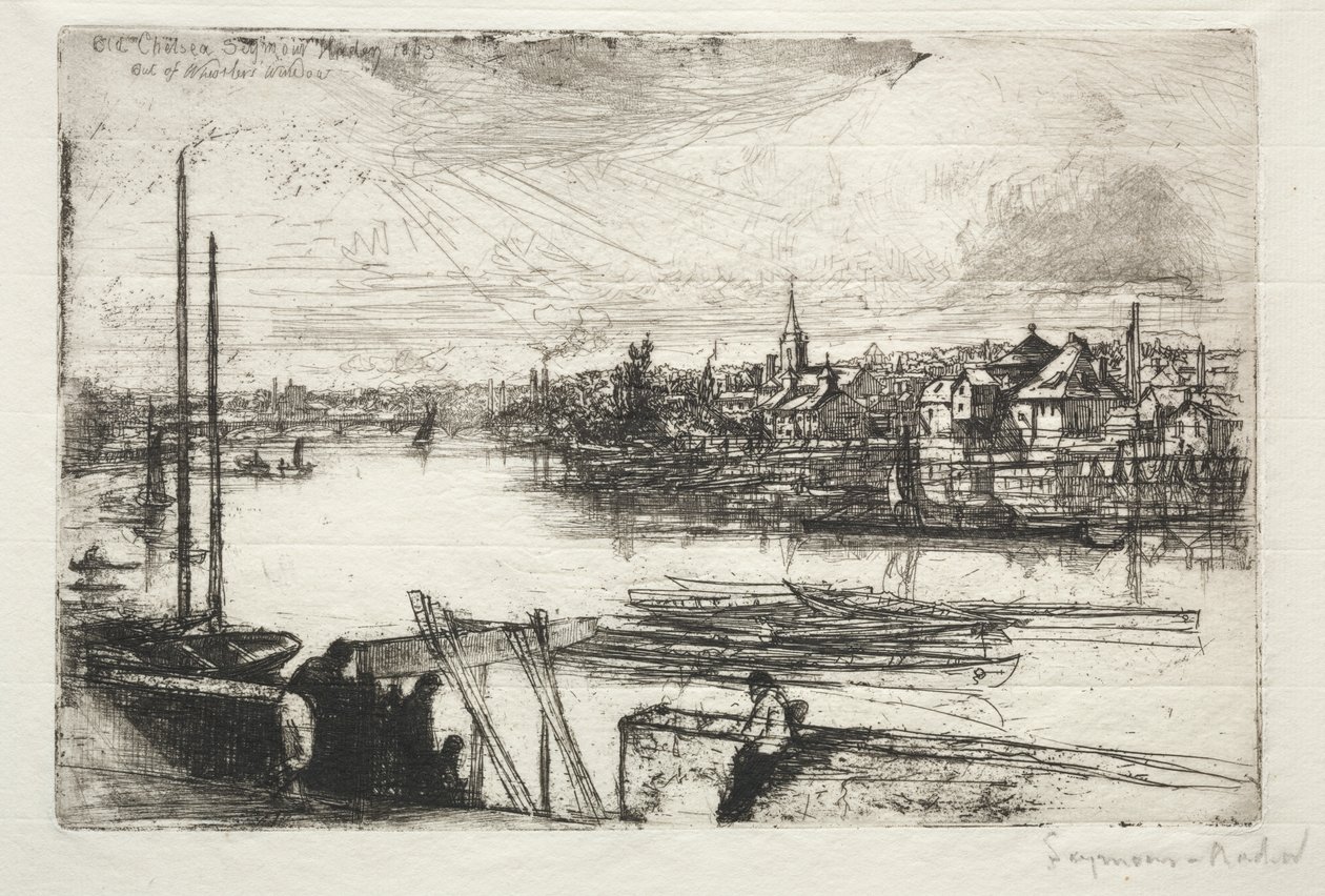 Zasięg Battersea autorstwa Francis Seymour Haden