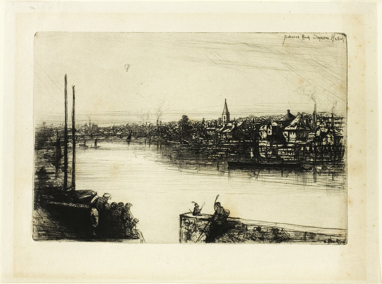 Zasięg Battersea autorstwa Francis Seymour Haden