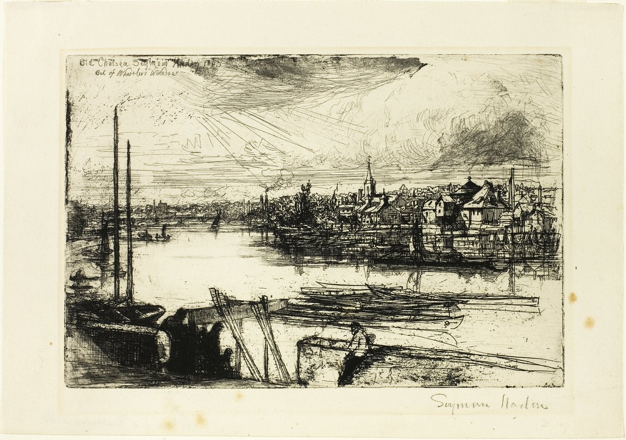 Zasięg Battersea autorstwa Francis Seymour Haden