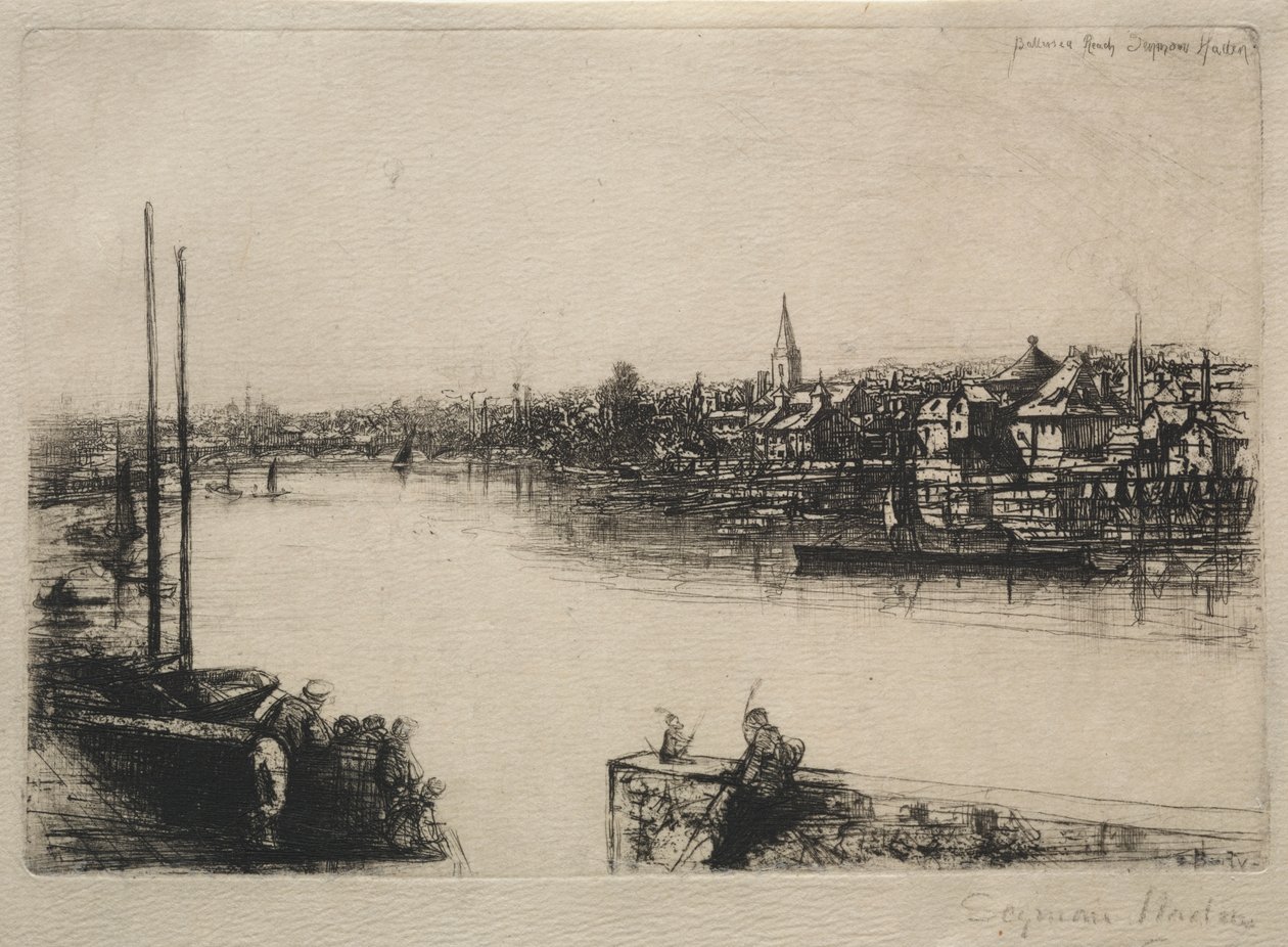 Zasięg Battersea autorstwa Francis Seymour Haden