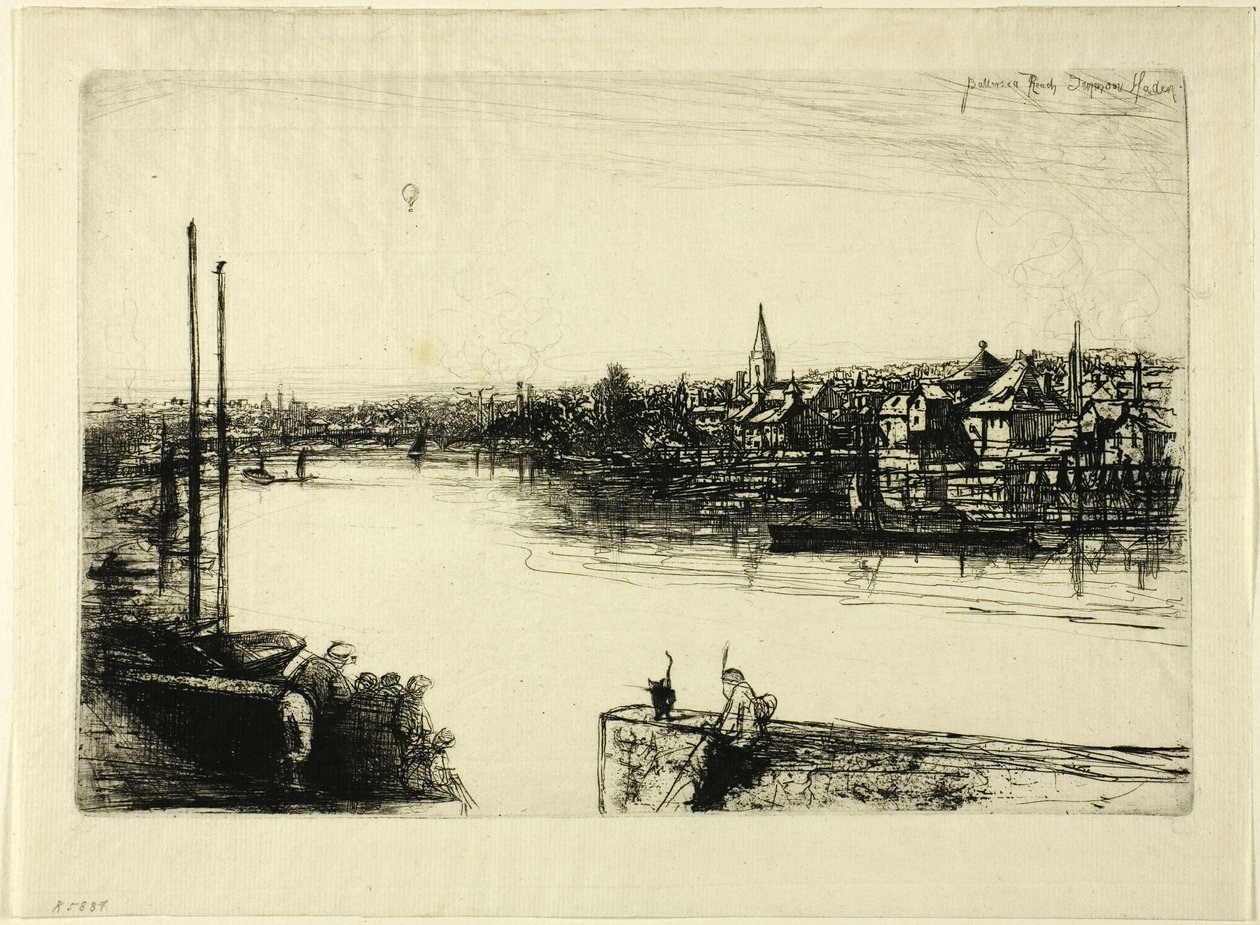 Zasięg Battersea autorstwa Francis Seymour Haden