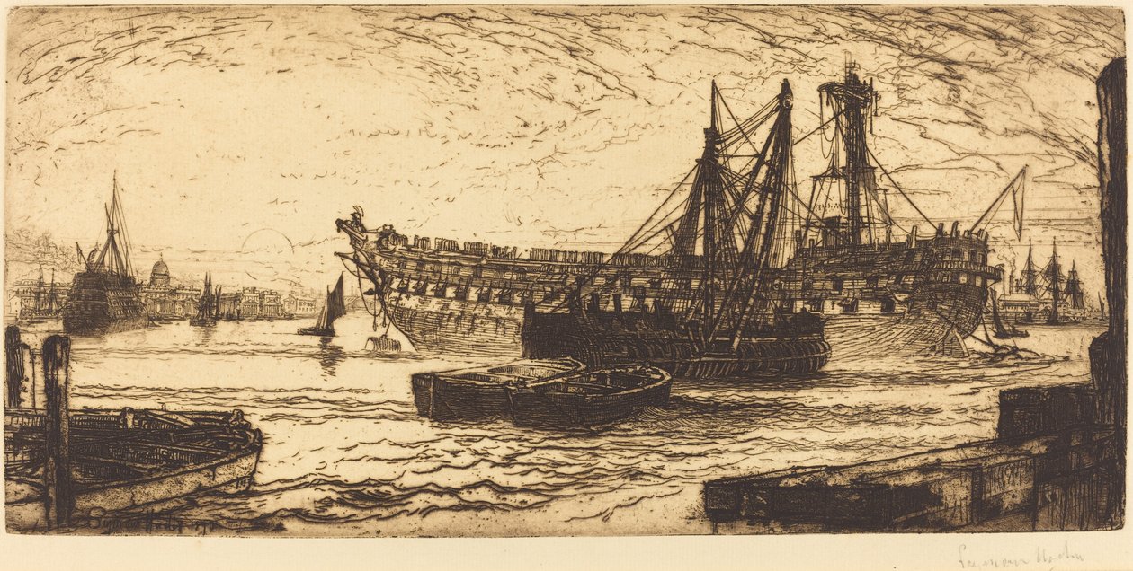 Zerwanie z Agamemnon autorstwa Francis Seymour Haden