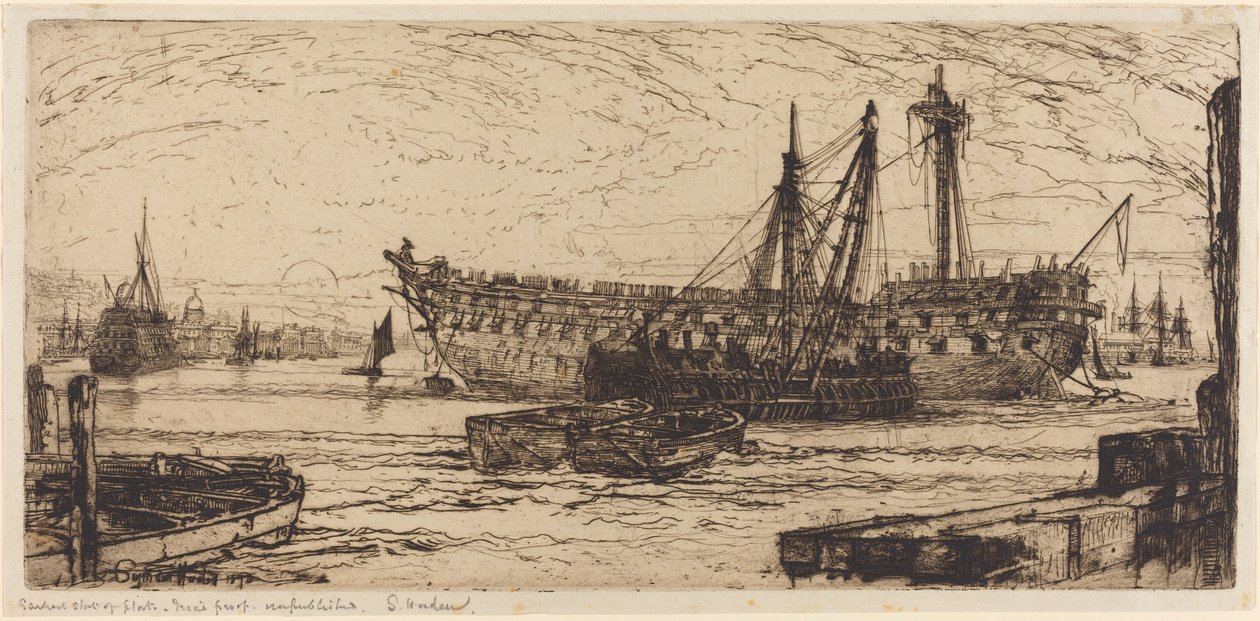 Zerwanie z Agamemnon autorstwa Francis Seymour Haden