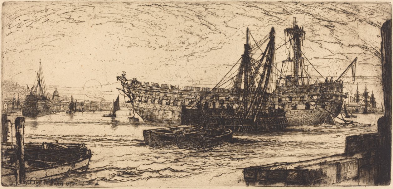 Zerwanie z Agamemnon autorstwa Francis Seymour Haden
