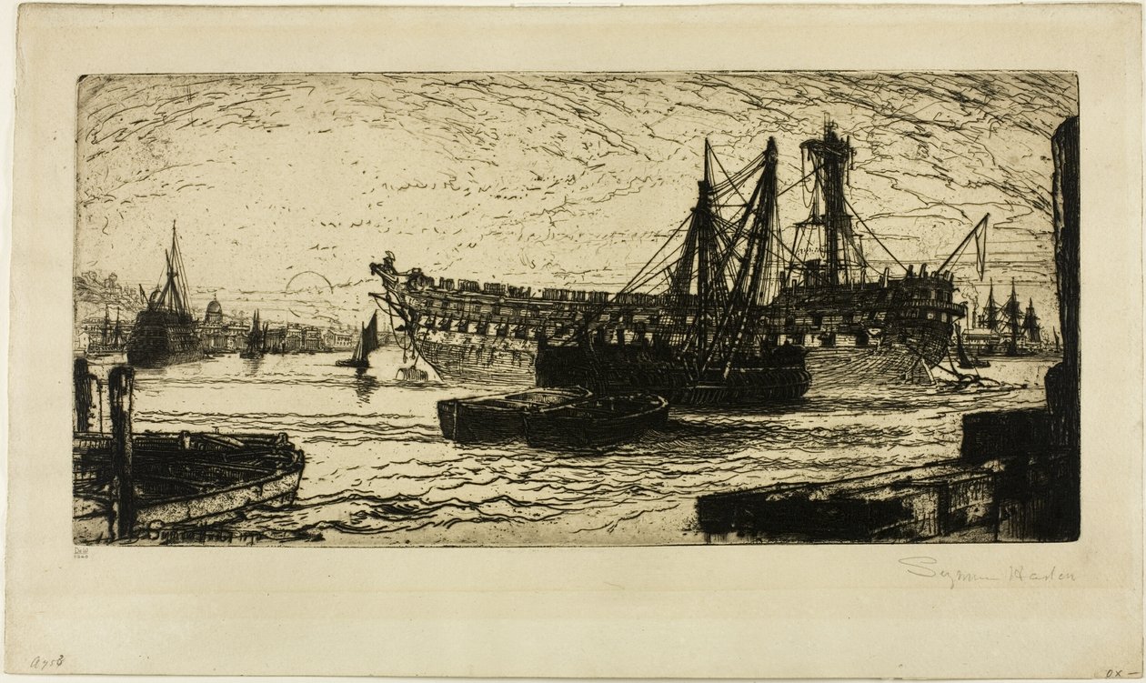 Rozpad Agamemnona, nr 1 autorstwa Francis Seymour Haden
