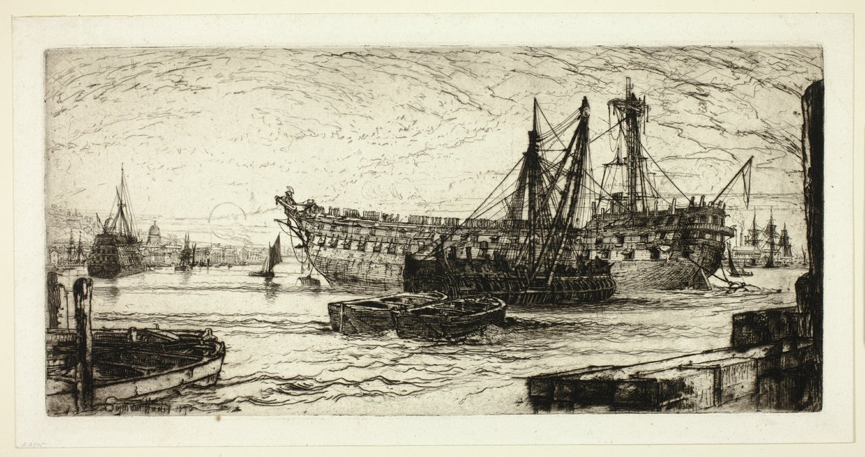 Rozpad Agamemnona, nr 1 autorstwa Francis Seymour Haden