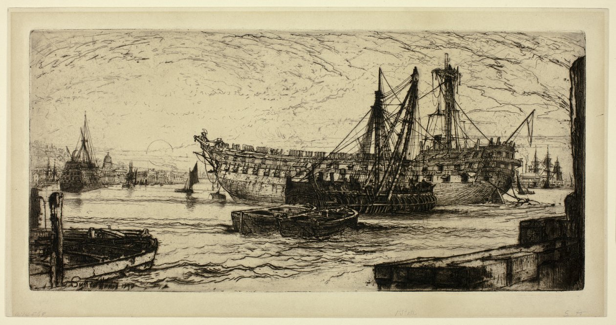 Rozpad Agamemnona, nr 1 autorstwa Francis Seymour Haden