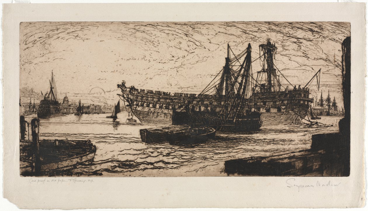 Rozpad Agamemnona autorstwa Francis Seymour Haden