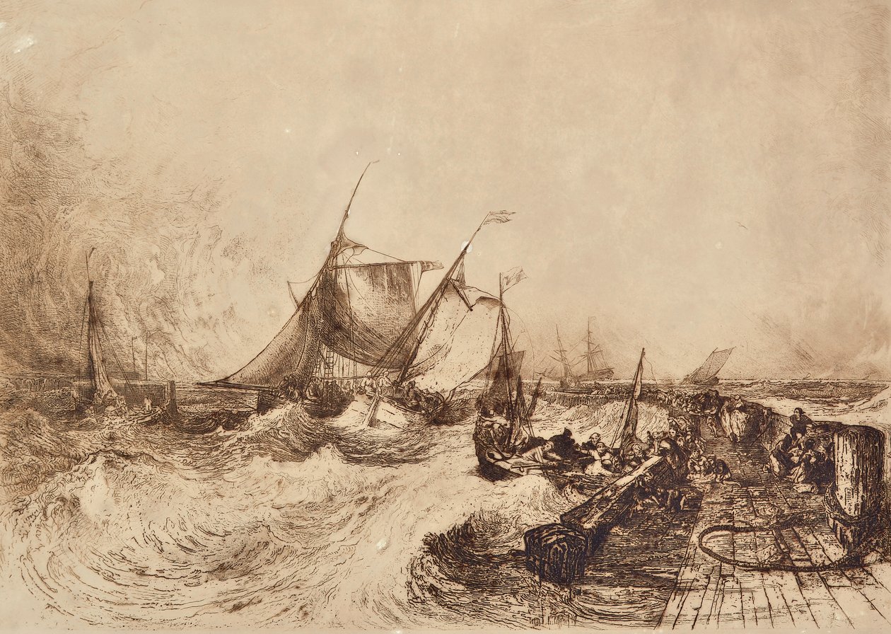 Port w Calais autorstwa Francis Seymour Haden