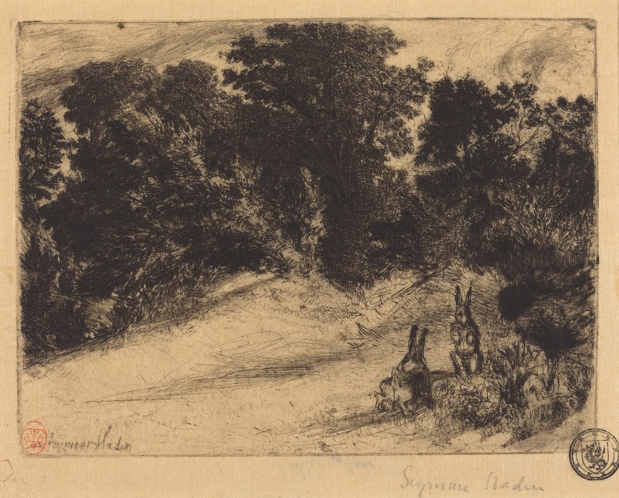 Combe Bottom autorstwa Francis Seymour Haden