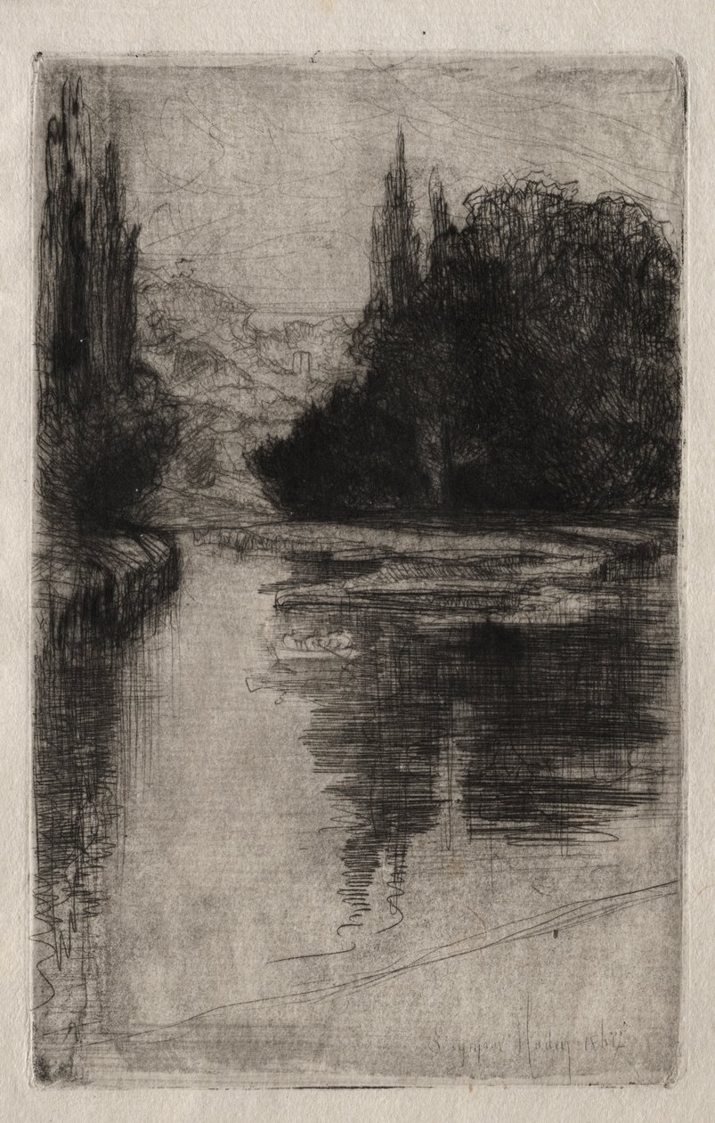 Wieczór autorstwa Francis Seymour Haden