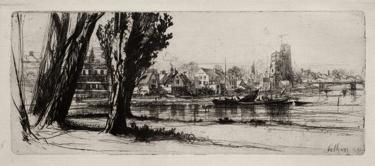 Fulham. autorstwa Francis Seymour Haden
