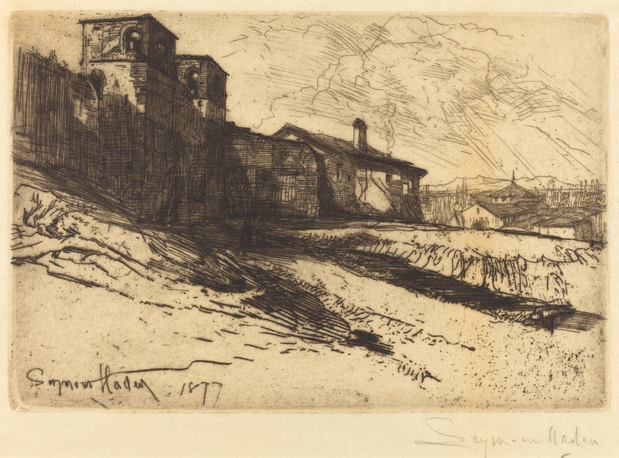 Ponura Hiszpania autorstwa Francis Seymour Haden