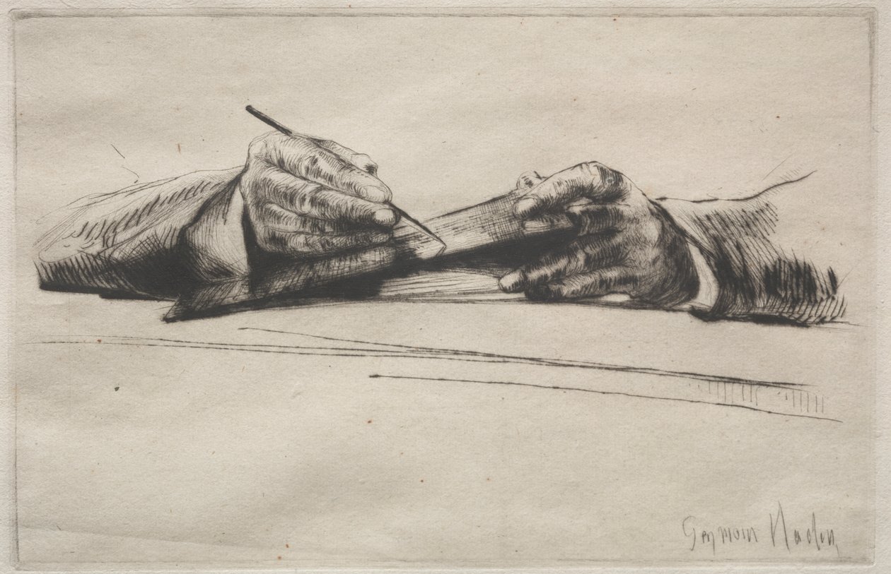 Suchość rąk autorstwa Francis Seymour Haden